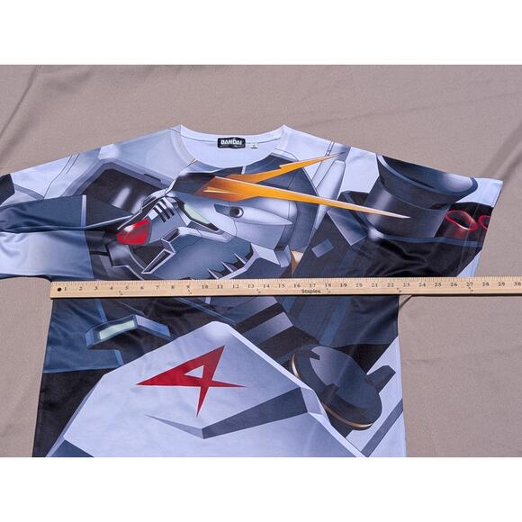Mobile Suit Gundam Char's Counterattack All-Over Print T-shirt - RX-93 XL Rare - Picture 7 of 7
